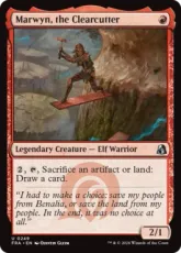 【Foil】(249)《乱伐者、マーウィン/Marwyn, the Clearcutter》[FRA] 赤U