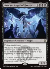 (007)《恐怖の天使、アヴァシン/Avacyn, Angel of Horror》[FRC] 黒R