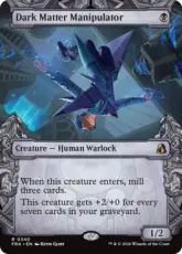 【Foil】(340)■ショーケース■《暗黒物質の操り手/Dark Matter Manipulator》[FRA-BF] 黒R
