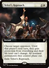(091)■拡張アート■《テフェリーの叱責/Teferi's Reproach》[FRC] 白R