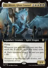 (095)■拡張アート■《幽霊弁護士、ニヴ＝ミゼット/Niv-Mizzet, Ghost Counsel》[FRC] 金R