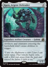 【Foil】(279)《銀白の防衛者、カーン/Karn, Argent Defender》[FRA] 茶R