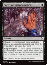 【Foil】(067)《失望の解決/Solve for Disappointment》[FRA] 黒C