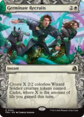 【Foil】(334)■ショーケース■《芽吹く補充兵/Germinate Recruits》[FRA-BF] 白R