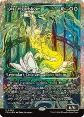 【フラクチャー・Foil】(420)■ショーケース■《クウィア・ヴィゴーブルーム/Kwia Vigorbloom》[FRA-BF] 金R