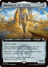 (100)■拡張アート■《管理者、メムナーク/Memnarch, the Warden》[FRC] 茶R