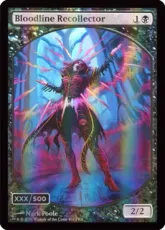 【ダブルレインボウ・Foil】(402)■フルアート■《血統想起者/Bloodline Recollector》(シリアル入り)[FRA-BF] 黒R