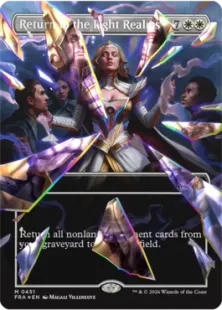 ファセット・Foil】(451)□ボーダーレス□《光の領域への帰還/Return
