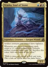 【Foil】(277)《石の魂、ヴラスカ/Vraska, Soul of Stone》[FRA] 金R