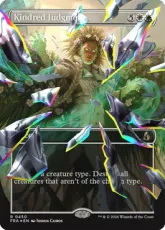 【ファセット・Foil】(450)■ボーダーレス■《同族の審判/Kindred Judgment》[FRA-BF] 白R