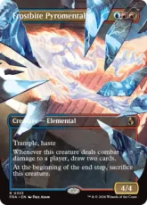 (333)■ボーダーレス■《凍傷の紅蓮精霊/Frostbite Pyromental》[FRA-BF] 金R