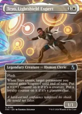 【Foil】(295)■ボーダーレス■《光盾の熟練者、テヨ/Teyo, Lightshield Expert》[FRA-BF] 白U