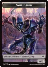 (008/009)《ゾンビ・軍団+ゴブリントークン/Zombie Army+Goblin Token》[FRC] 黒/赤