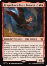 (151)《運命の大嵐、ドラゴンホーク/Dragonhawk, Fate's Tempest》[FDC] 赤R