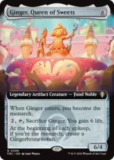 (099)■拡張アート■《お菓子の女王、ジンジャー/Ginger, Queen of Sweets》[FRC] 茶R