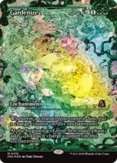 【フラクチャー・Foil】(416)■ショーケース■《庭園化/Gardenize》[FRA-BF] 緑R