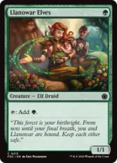 (213)《ラノワールのエルフ/Llanowar Elves》[FDC] 緑C