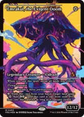 【Foil】(403)■ショーケース■《迫り来る破滅、エムラクール/Emrakul, the Exigent Doom》[FRA-BF] 無R