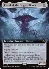 【Foil】(423)■拡張アート■《迫り来る破滅、エムラクール/Emrakul, the Exigent Doom》[FRA-BF] 無R