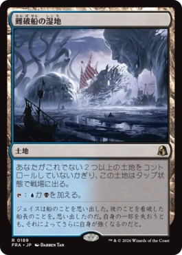 難破船の湿地
