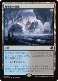 難破船の湿地
