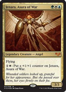 【Foil】《戦争のアスラ、ジェナーラ/Jenara, Asura of War》[FtV:Angels] 金R