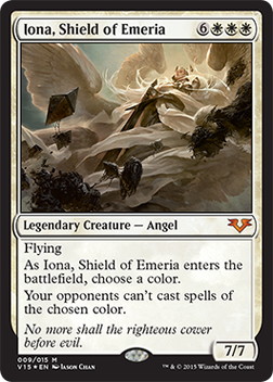 【Foil】《エメリアの盾、イオナ/Iona, Shield of Emeria》[FtV:Angels] 白R
