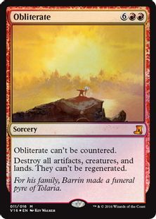 Foil】《抹消/Obliterate》[FtV:Lore] 赤R | 日本最大級 MTG通販サイト 