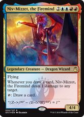 【Foil】《火想者ニヴ＝ミゼット/Niv-Mizzet, the Firemind》[GK1-UR] 金R