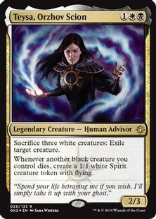 【Foil】《オルゾフの御曹子、テイサ/Teysa, Orzhov Scion》[GK2-WB] 金R