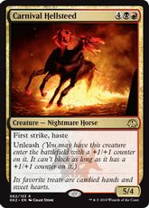 《謝肉祭の地獄馬/Carnival Hellsteed》[GK2-BR] 金R