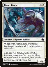 (007)《悪鬼を縛る者/Fiend Binder》[GN2] 白C