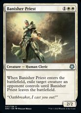 《放逐する僧侶/Banisher Priest》[GN3] 白U