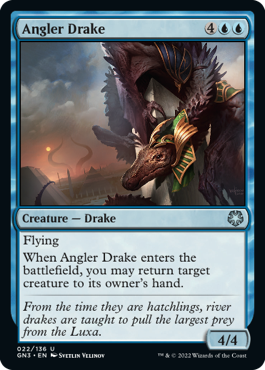 《釣りドレイク/Angler Drake》[GN3] 青U