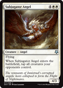 《支配の天使/Subjugator Angel》[GNT] 白U