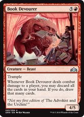 【Foil】《本を貪るもの/Book Devourer》[GRN] 赤U