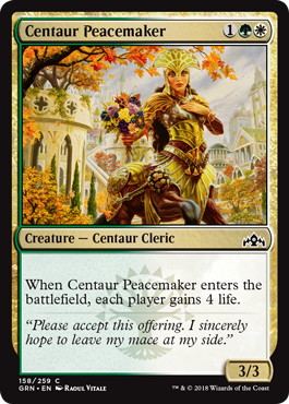 《ケンタウルスの仲裁者/Centaur Peacemaker》[GRN] 金C
