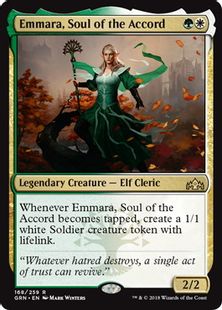 《協約の魂、イマーラ/Emmara, Soul of the Accord》[GRN] 金R