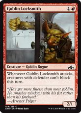 【Foil】《ゴブリンの鍵師/Goblin Locksmith》[GRN] 赤C