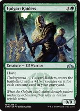 《ゴルガリの略奪者/Golgari Raiders》[GRN] 緑U