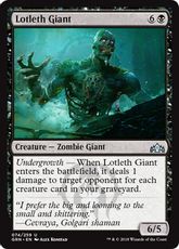 【Foil】《ロッテスの巨人/Lotleth Giant》[GRN] 黒U