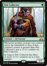 【Foil】《生皮収集家/Pelt Collector》[GRN] 緑R