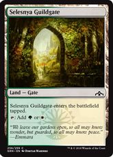 【Foil】(256)《セレズニアのギルド門/Selesnya Guildgate》[GRN] 土地C