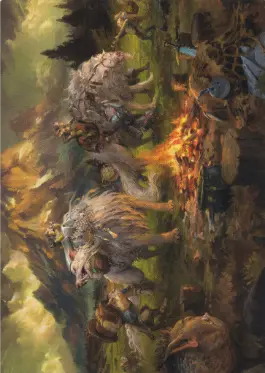 箔押し】(054)【アート・カード】Mount Gundabad Mobilizes [HOB