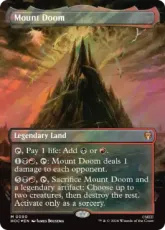 【サージ・Foil】(090)■ボーダーレス■《滅びの山/Mount Doom》[HOC] 土地R