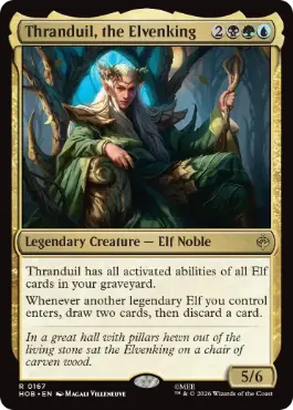 (167)《エルフ王、スランドゥイル/Thranduil, the Elvenking》[HOB] 金R