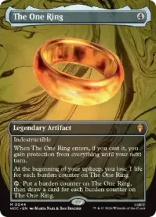 MTG 一つの指輪 ボーダーレス 指輪物語　サージ　foil 0084 044)□Borderless□《The One Ring》[HOC] | hareruya