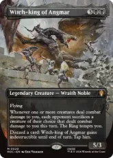 【Foil】(020)■ボーダーレス■《アングマールの魔王/Witch-king of Angmar》[HOC] 黒R
