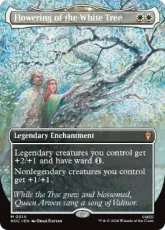 【Foil】(014)■ボーダーレス■《白の木に花開く/Flowering of the White Tree》[HOC] 白R