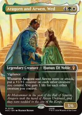 Aragorn and Arwen, Wed